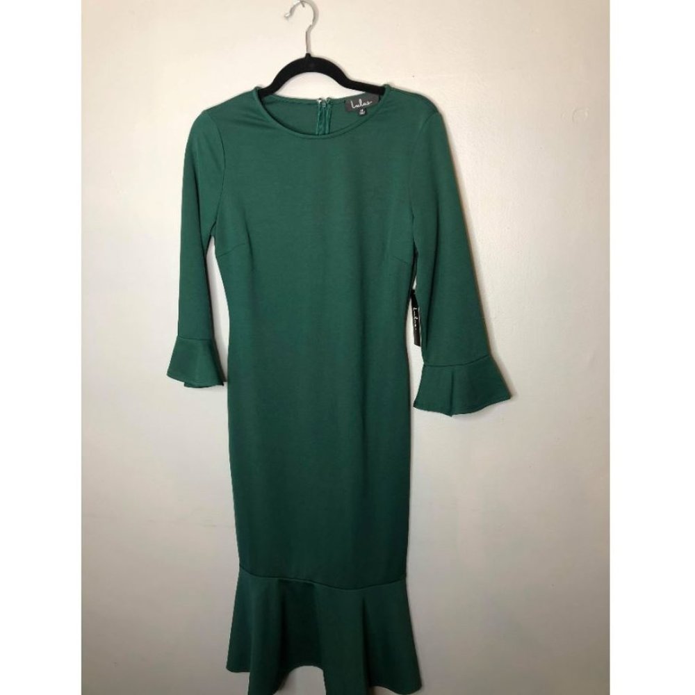 EMERALD GREEN MERMAID DRESS - SIZE‎ M